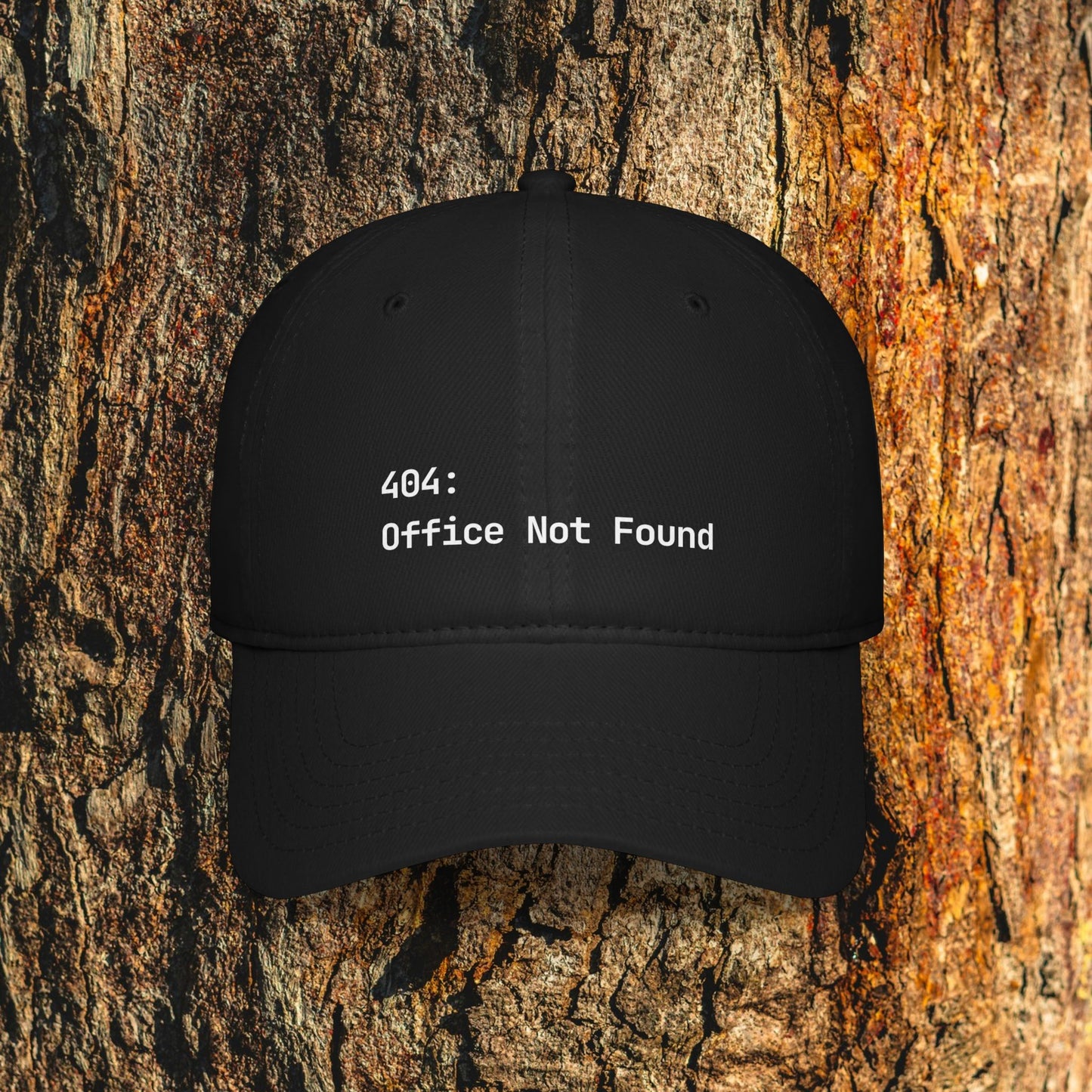 404: Office Not Found Cap - Digital Nomad Gift for Remote Workers & Travelers