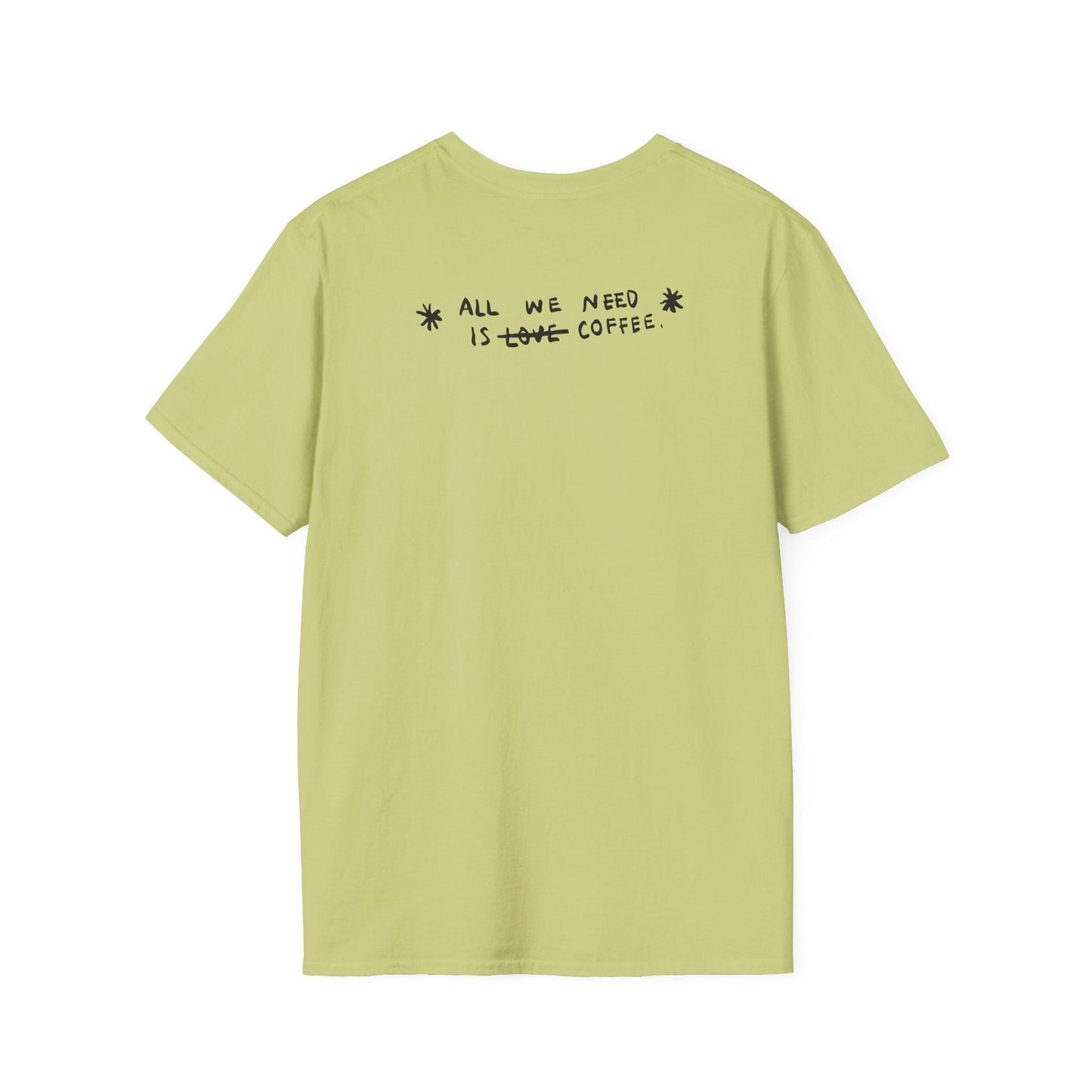 Coffee Vibes T-shirt - Gift for Digital Nomads, Creatives & Developers | Work-From-Anywhere Shirt - Monoku Store