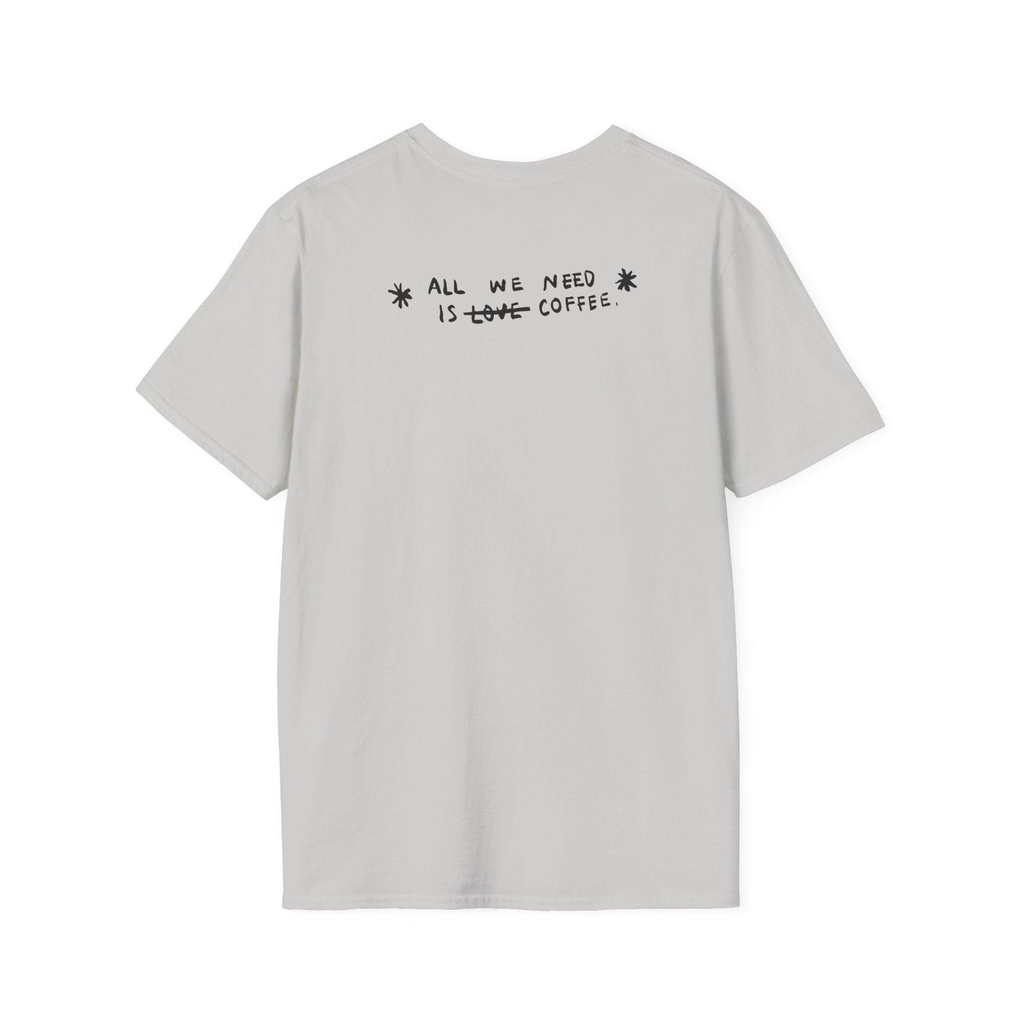Coffee Vibes T-shirt - Gift for Digital Nomads, Creatives & Developers | Work-From-Anywhere Shirt - Monoku Store