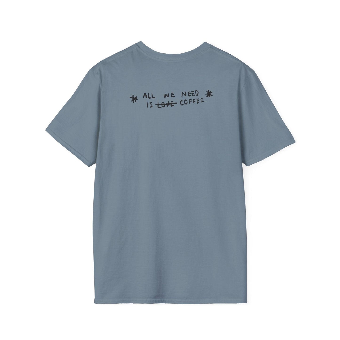 Coffee Vibes T-shirt - Gift for Digital Nomads, Creatives & Developers | Work-From-Anywhere Shirt - Monoku Store