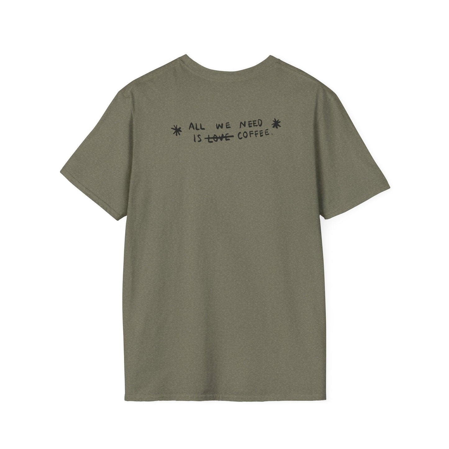 Coffee Vibes T-shirt - Gift for Digital Nomads, Creatives & Developers | Work-From-Anywhere Shirt - Monoku Store