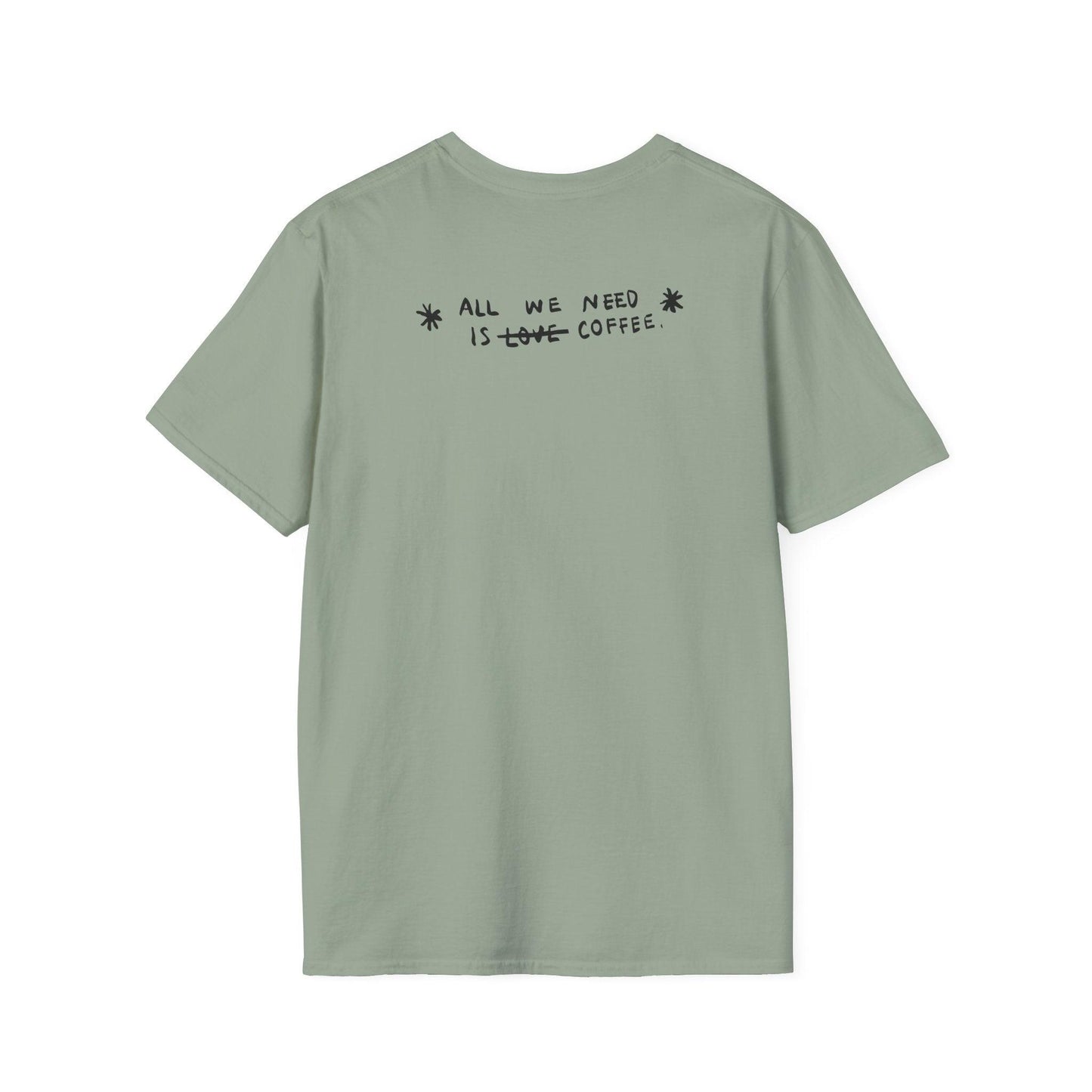 Coffee Vibes T-shirt - Gift for Digital Nomads, Creatives & Developers | Work-From-Anywhere Shirt - Monoku Store