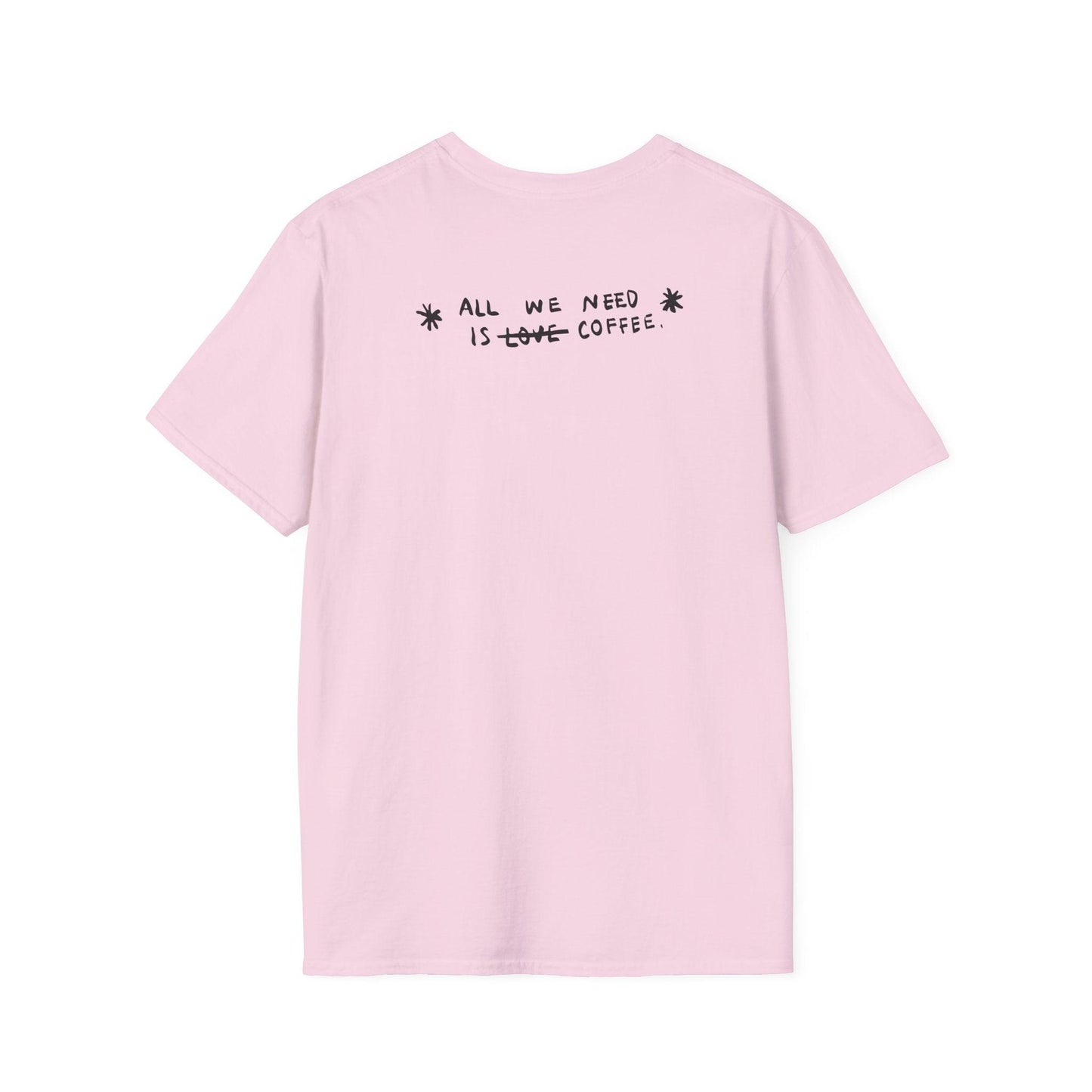 Coffee Vibes T-shirt - Gift for Digital Nomads, Creatives & Developers | Work-From-Anywhere Shirt - Monoku Store