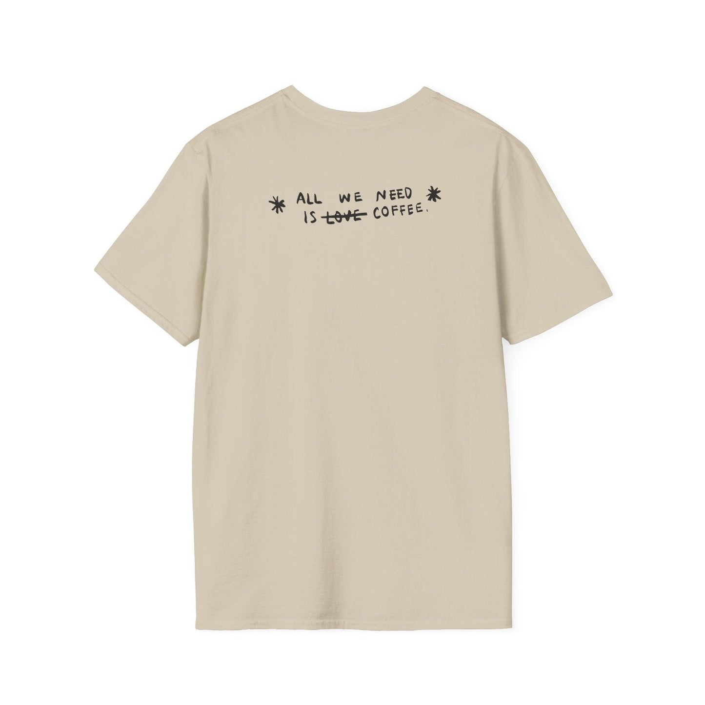 Coffee Vibes T-shirt - Gift for Digital Nomads, Creatives & Developers | Work-From-Anywhere Shirt - Monoku Store
