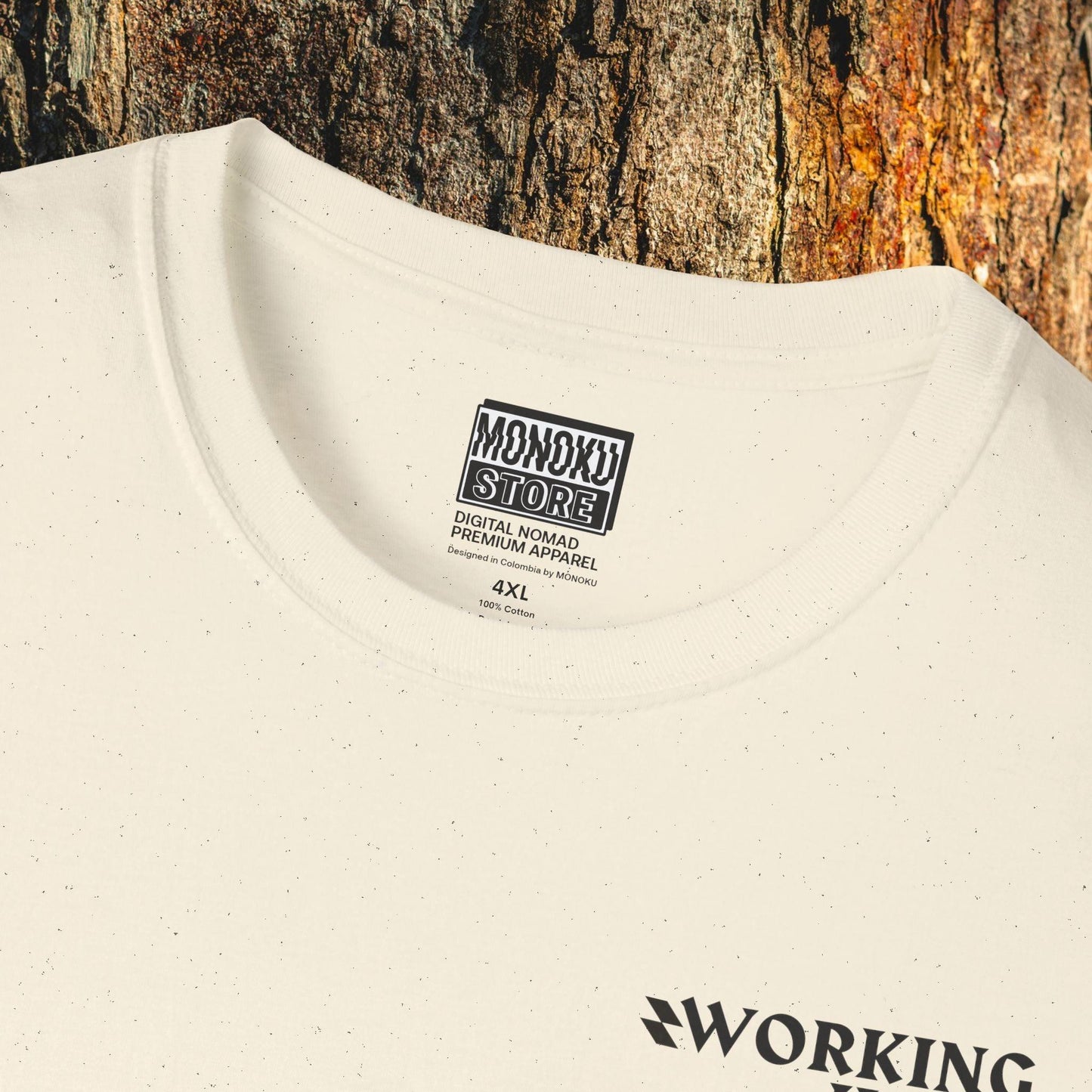 Working Hard, Traveling Harder T-shirt β Digital Nomad Lifestyle | Unisex Remote Work Shirt - Monoku Store