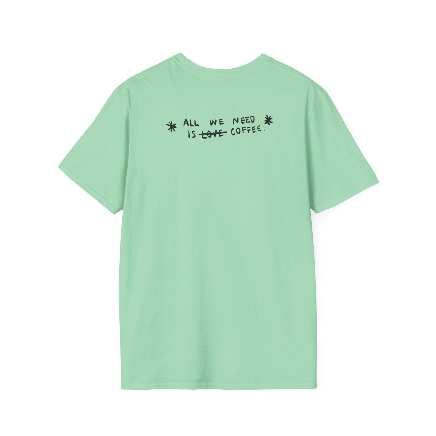 Coffee Vibes T-shirt - Gift for Digital Nomads, Creatives & Developers | Work-From-Anywhere Shirt - Monoku Store