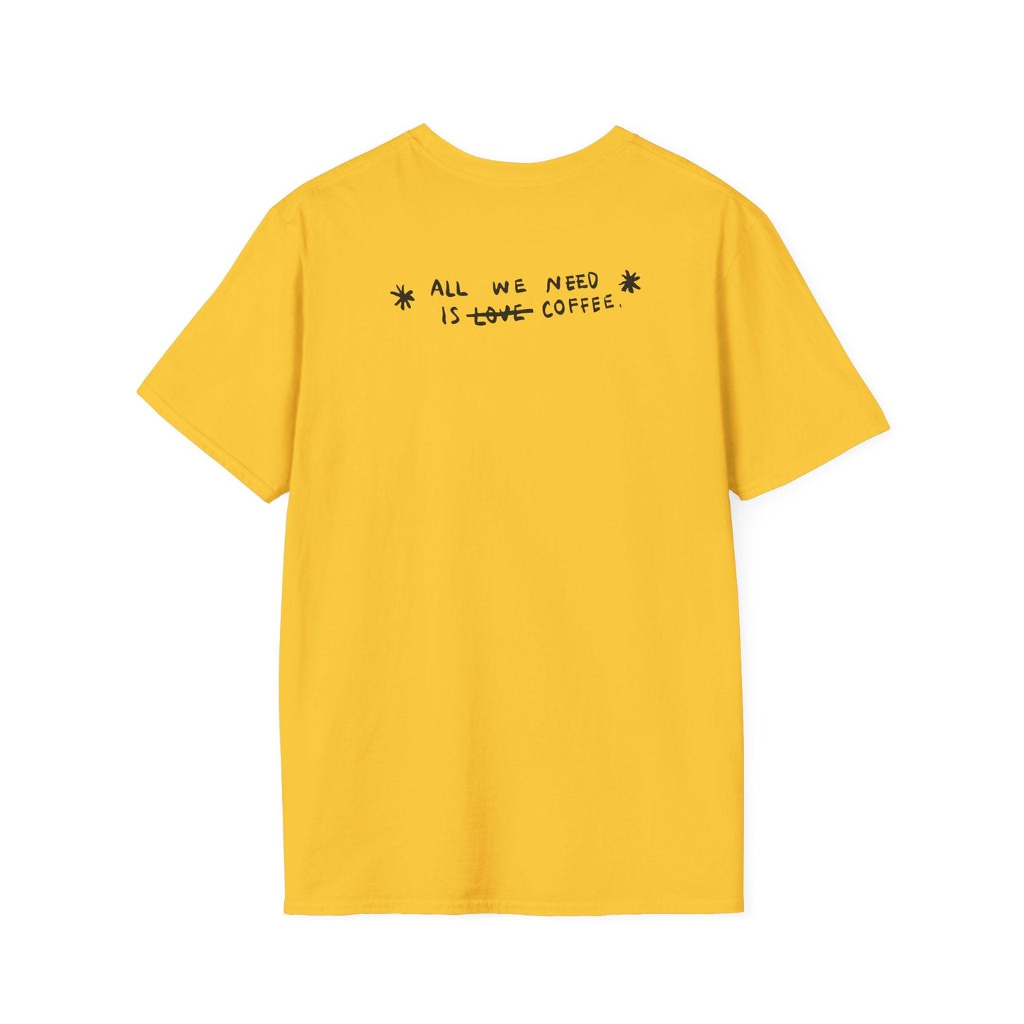Coffee Vibes T-shirt - Gift for Digital Nomads, Creatives & Developers | Work-From-Anywhere Shirt - Monoku Store