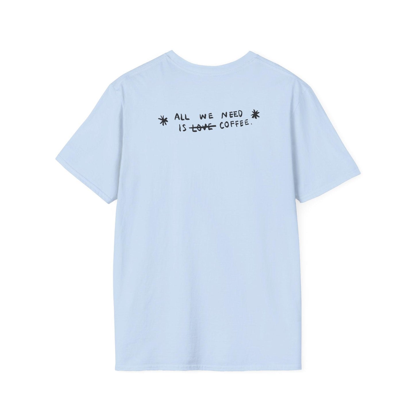Coffee Vibes T-shirt - Gift for Digital Nomads, Creatives & Developers | Work-From-Anywhere Shirt - Monoku Store