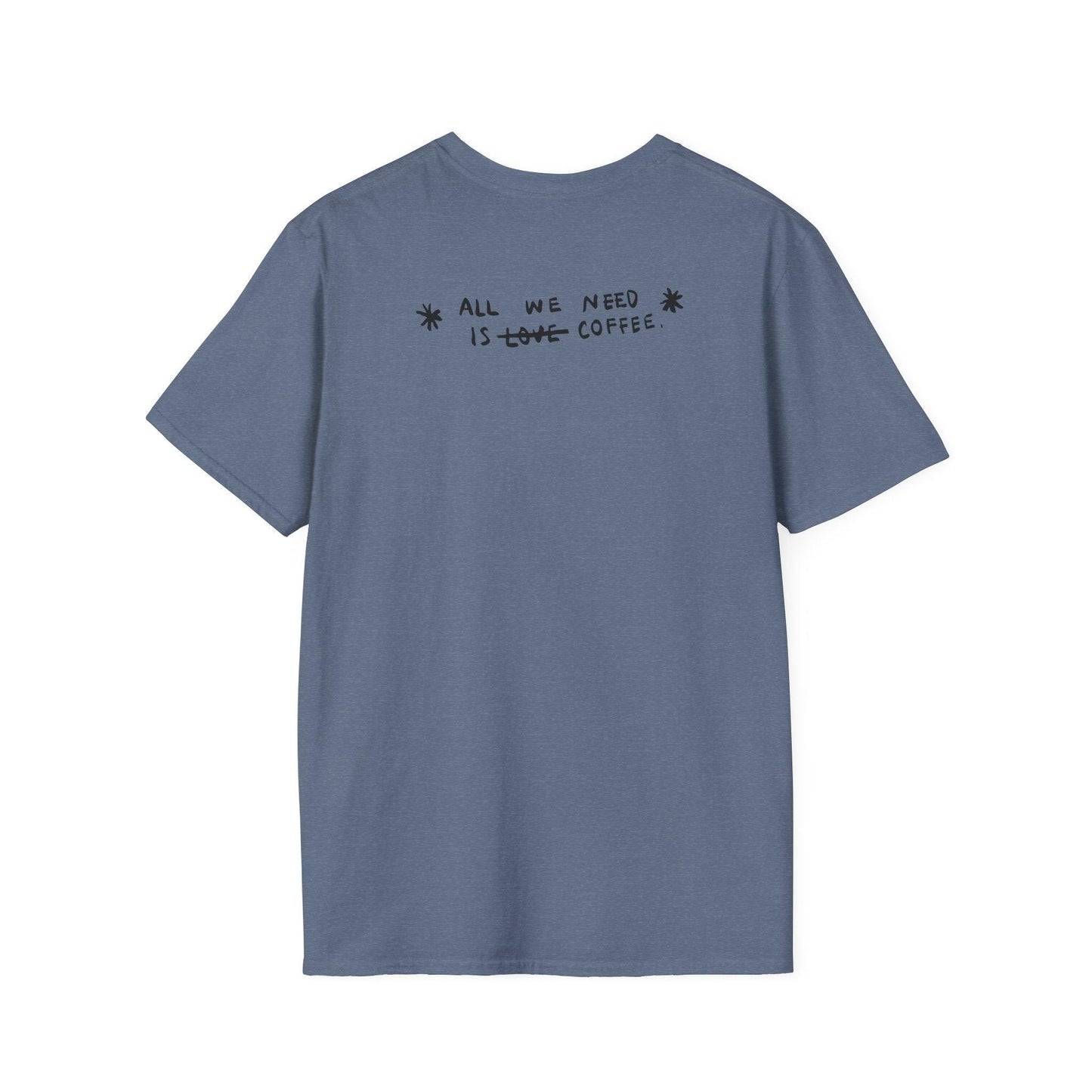 Coffee Vibes T-shirt - Gift for Digital Nomads, Creatives & Developers | Work-From-Anywhere Shirt - Monoku Store