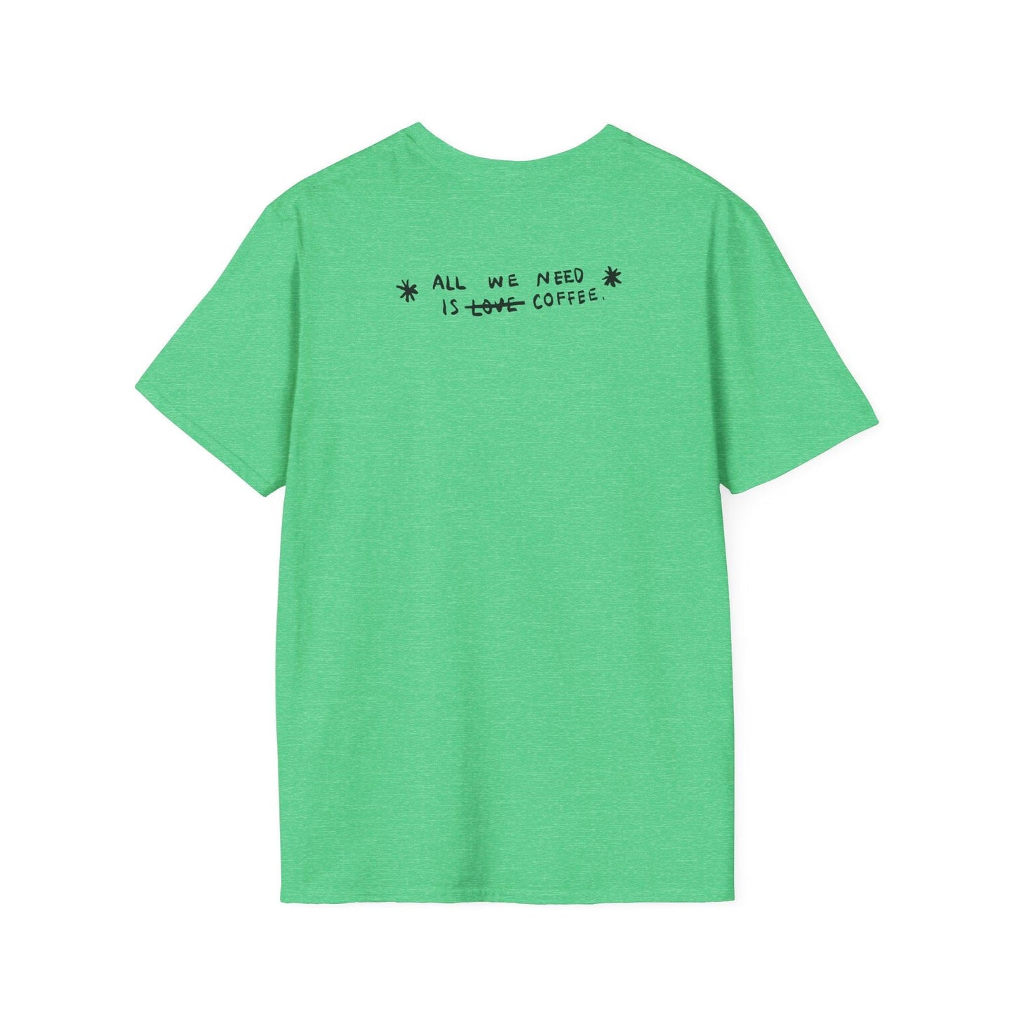 Coffee Vibes T-shirt - Gift for Digital Nomads, Creatives & Developers | Work-From-Anywhere Shirt - Monoku Store
