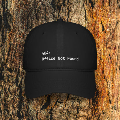 404: Office Not Found Cap - Digital Nomad Gift for Remote Workers & Travelers