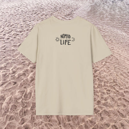 Nomad Life T-Shirt - Digital Nomad Gift, Adventure Tee for Travelers & Remote Workers - Monoku Store