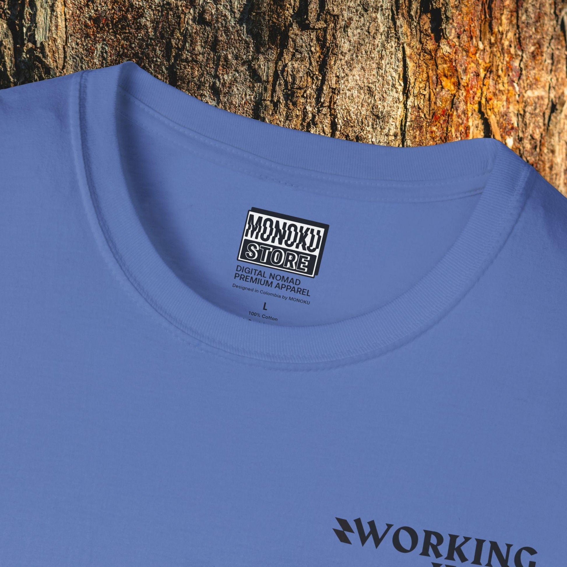 Working Hard, Traveling Harder T-shirt – Digital Nomad Lifestyle | Unisex Remote Work Shirt - Monoku Store