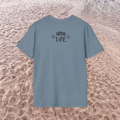 Nomad Life T-Shirt - Digital Nomad Gift, Adventure Tee for Travelers & Remote Workers - Monoku Store