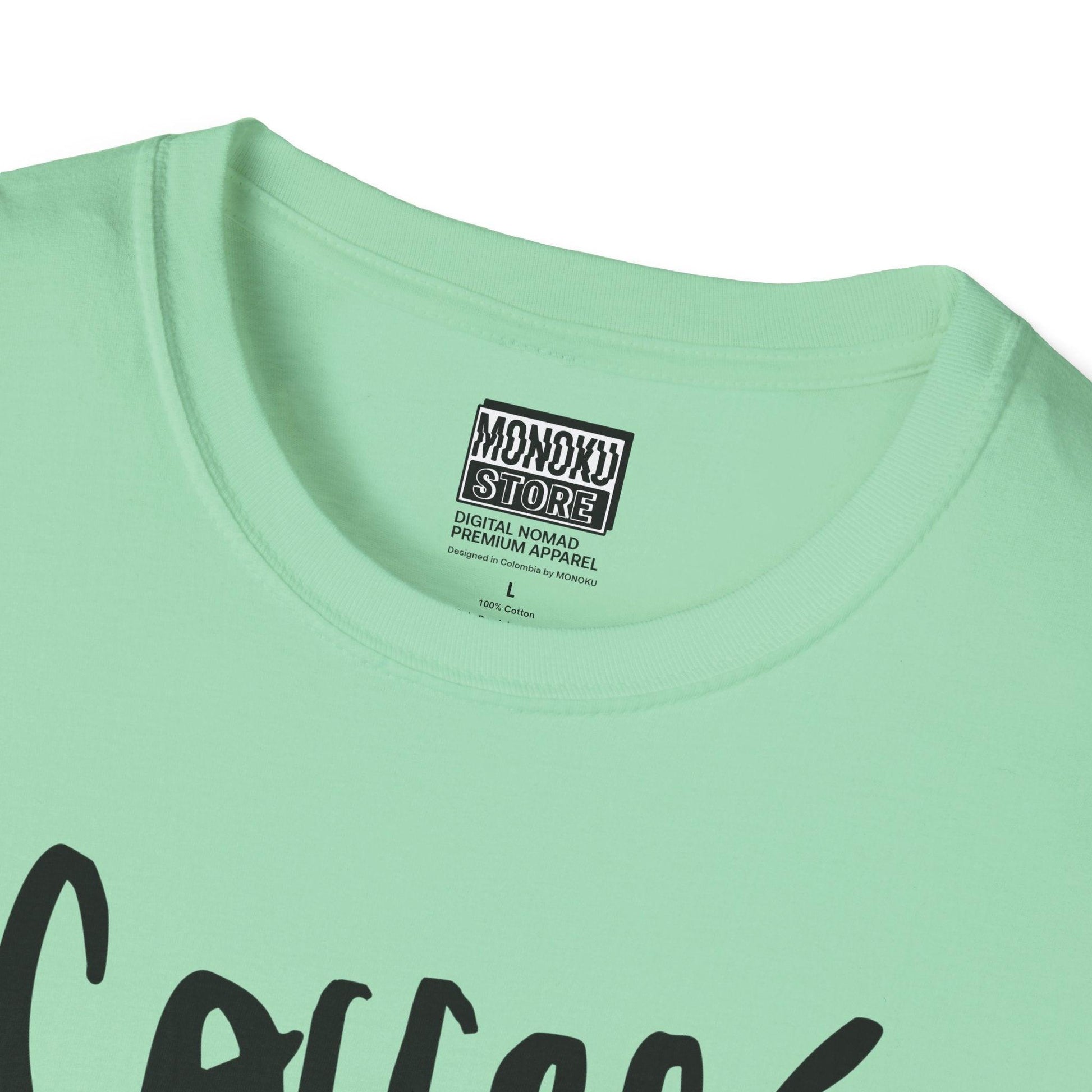Coffee Vibes T-shirt - Gift for Digital Nomads, Creatives & Developers | Work-From-Anywhere Shirt - Monoku Store