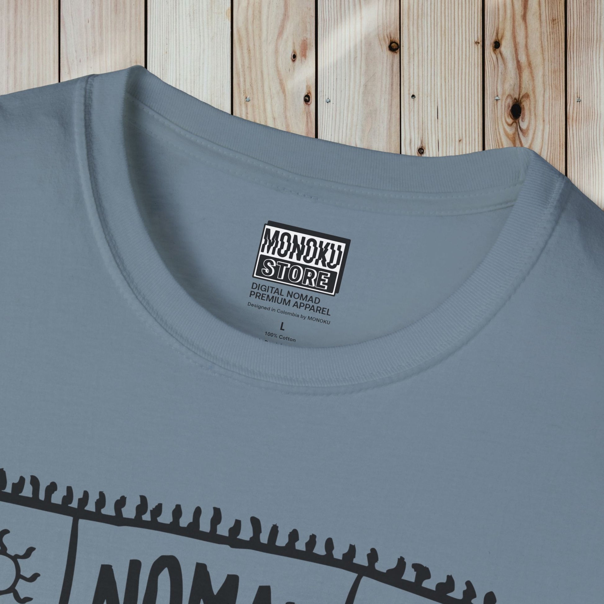 Nomad Life T-Shirt - Digital Nomad Gift, Adventure Tee for Travelers & Remote Workers - Monoku Store