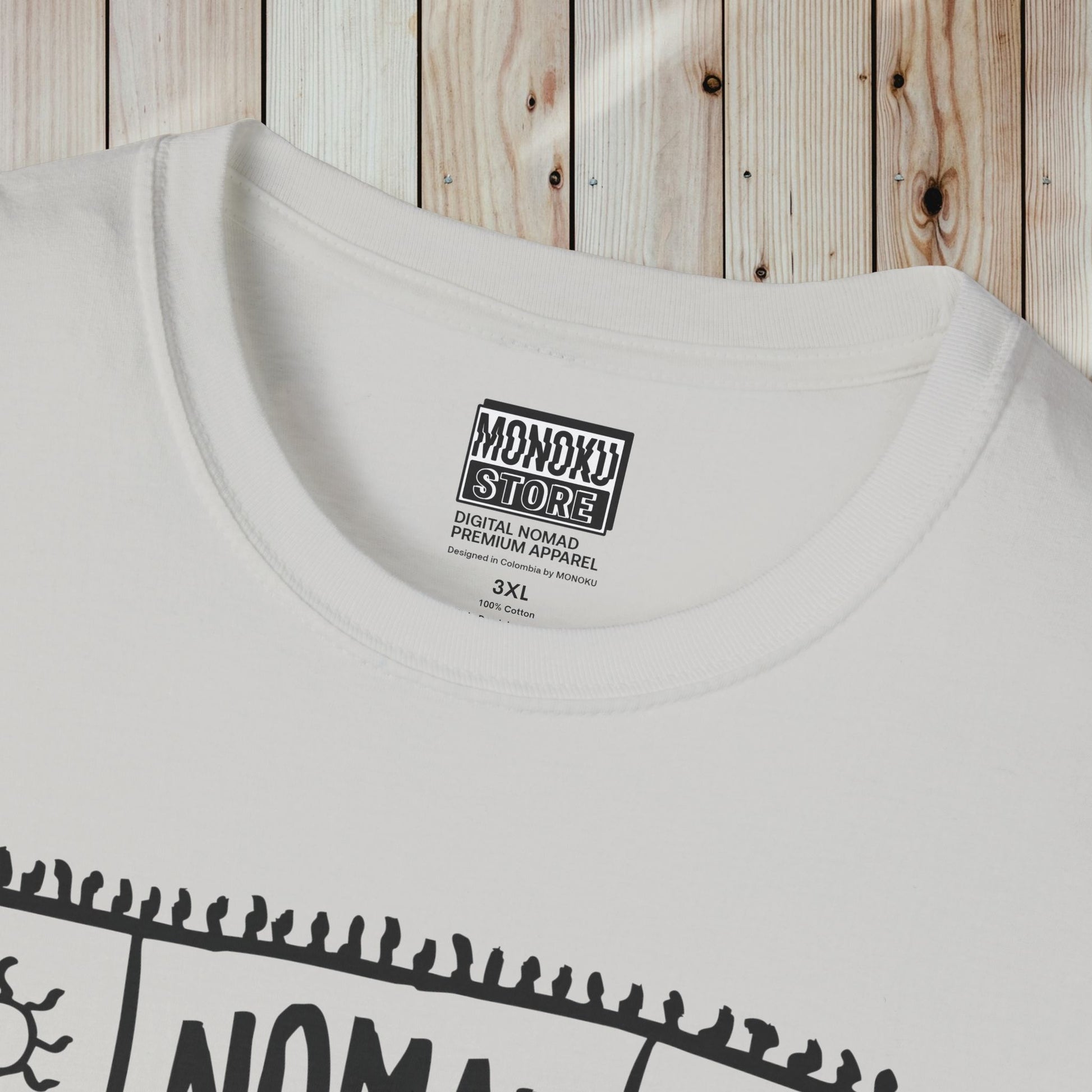 Nomad Life T-Shirt - Digital Nomad Gift, Adventure Tee for Travelers & Remote Workers - Monoku Store