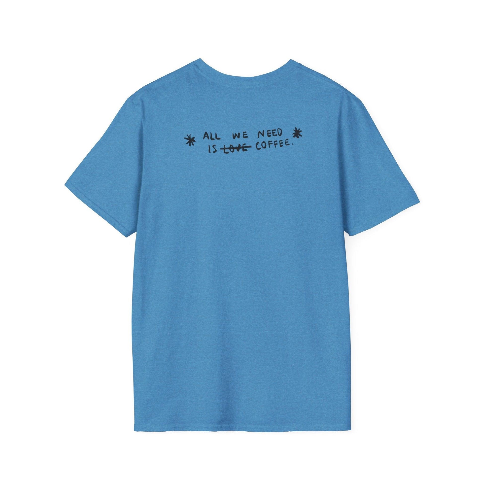 Coffee Vibes T-shirt - Gift for Digital Nomads, Creatives & Developers | Work-From-Anywhere Shirt - Monoku Store