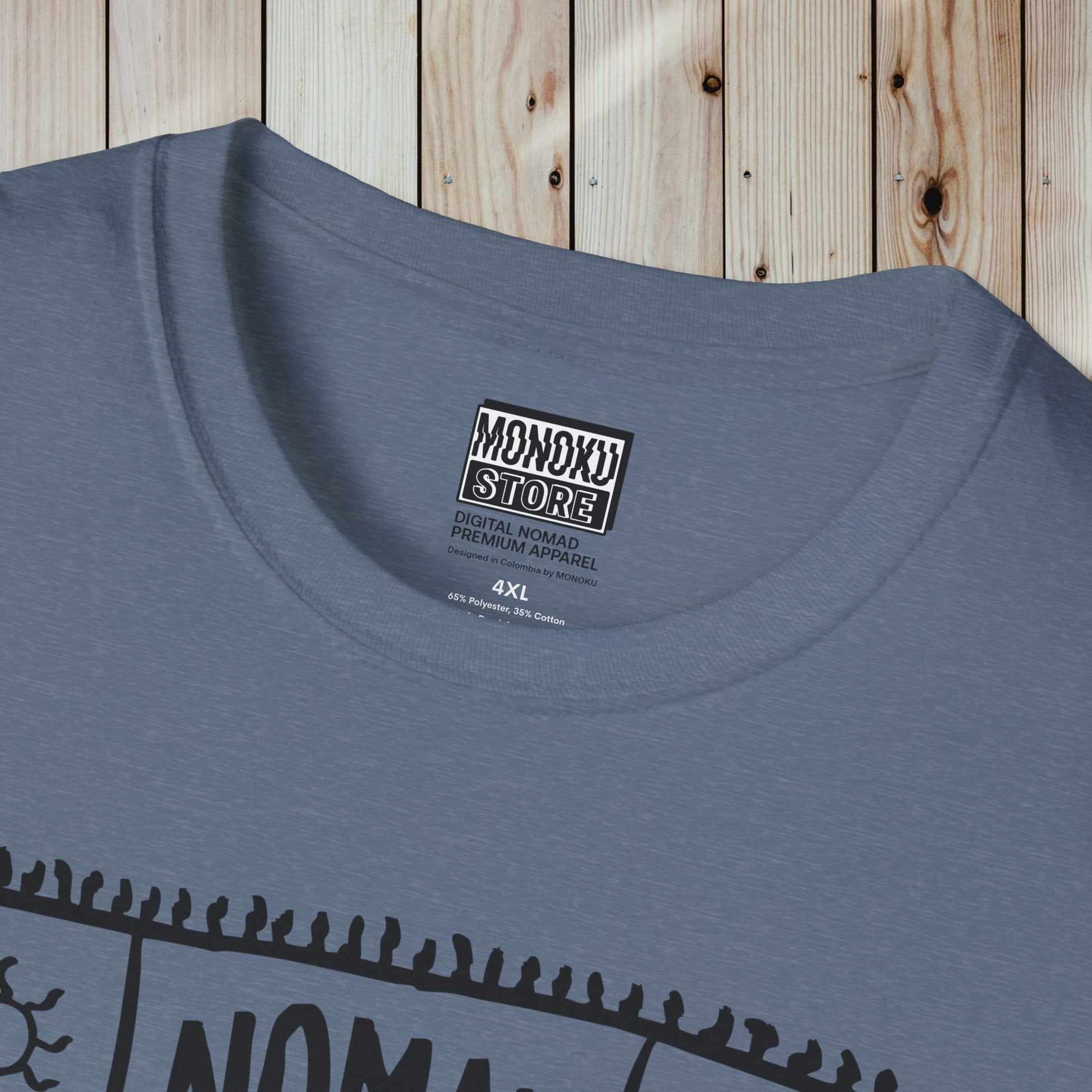 Nomad Life T-Shirt - Digital Nomad Gift, Adventure Tee for Travelers & Remote Workers - Monoku Store