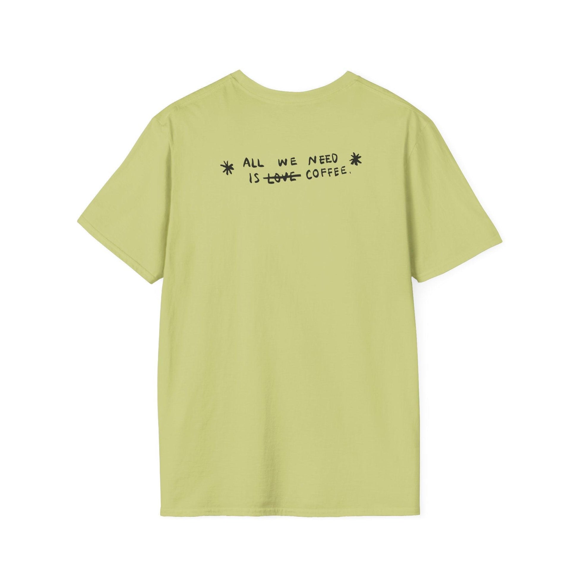 Coffee Vibes T-shirt - Gift for Digital Nomads, Creatives & Developers | Work-From-Anywhere Shirt - Monoku Store