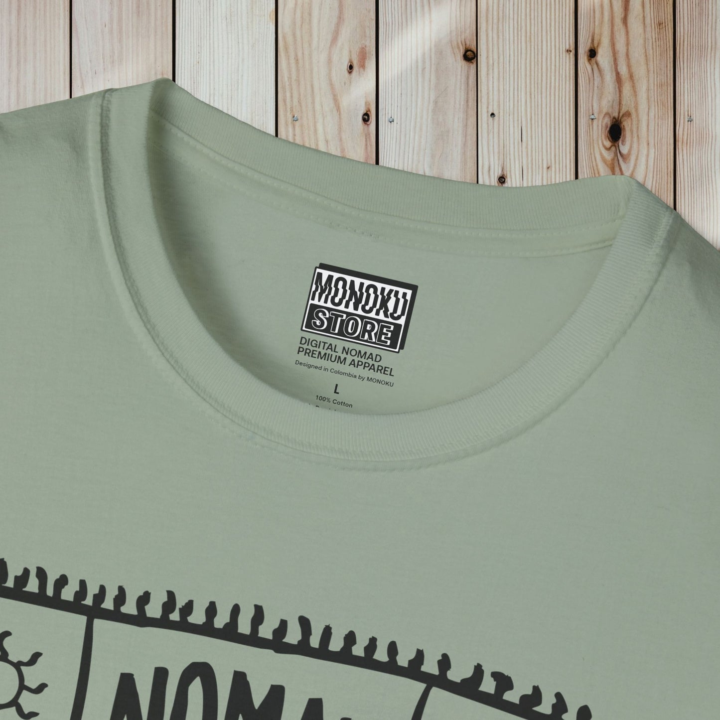 Nomad Life T-Shirt - Digital Nomad Gift, Adventure Tee for Travelers & Remote Workers - Monoku Store