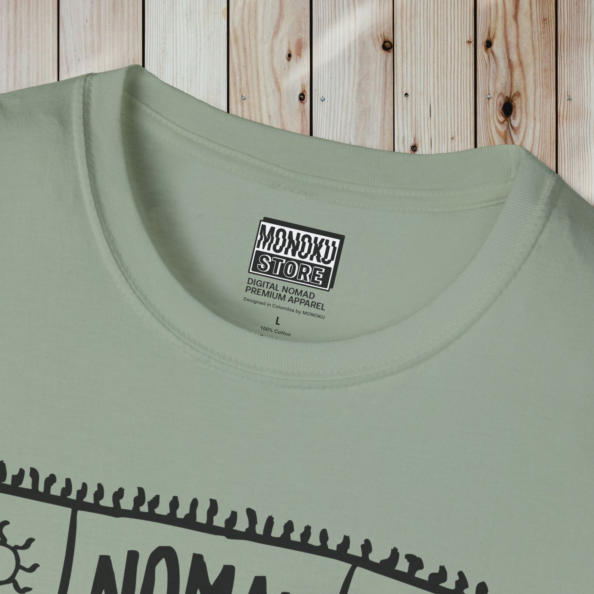 Nomad Life T-Shirt - Digital Nomad Gift, Adventure Tee for Travelers & Remote Workers - Monoku Store