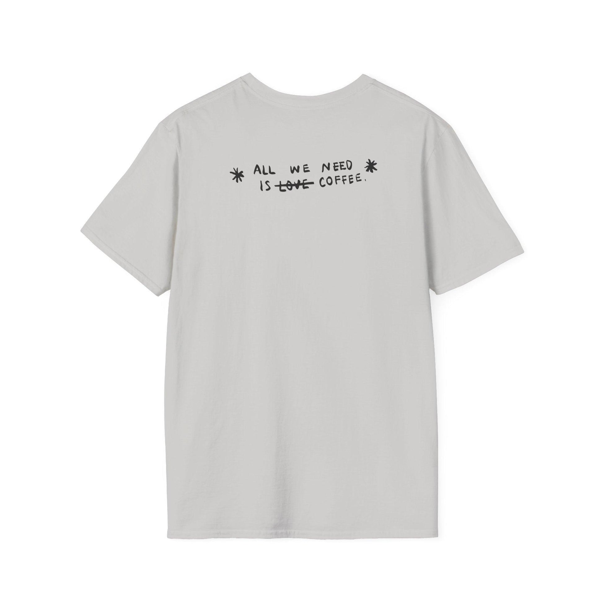 Coffee Vibes T-shirt - Gift for Digital Nomads, Creatives & Developers | Work-From-Anywhere Shirt - Monoku Store