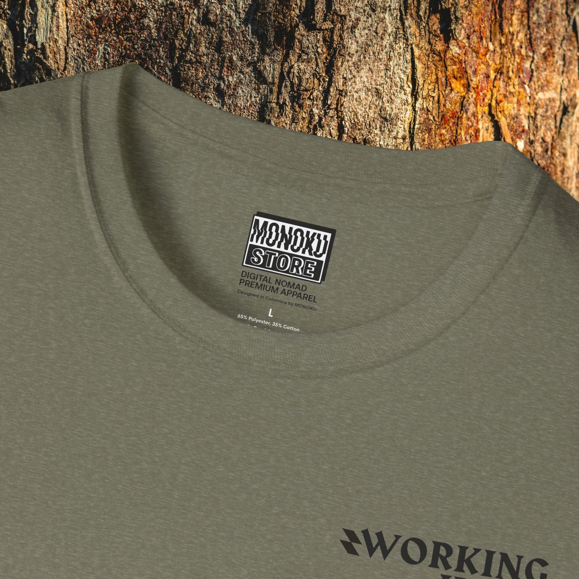 Working Hard, Traveling Harder T-shirt – Digital Nomad Lifestyle | Unisex Remote Work Shirt - Monoku Store