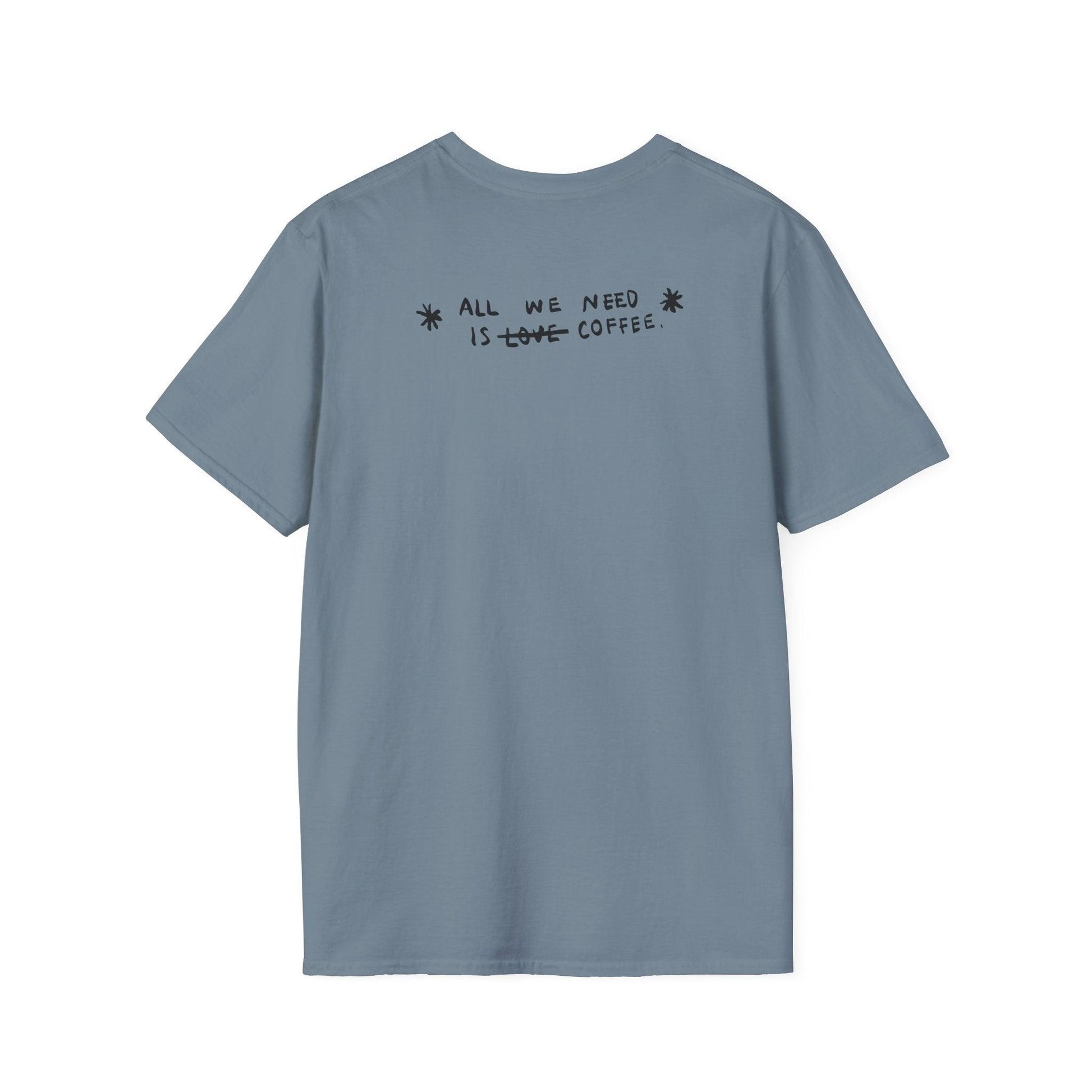 Coffee Vibes T-shirt - Gift for Digital Nomads, Creatives & Developers | Work-From-Anywhere Shirt - Monoku Store