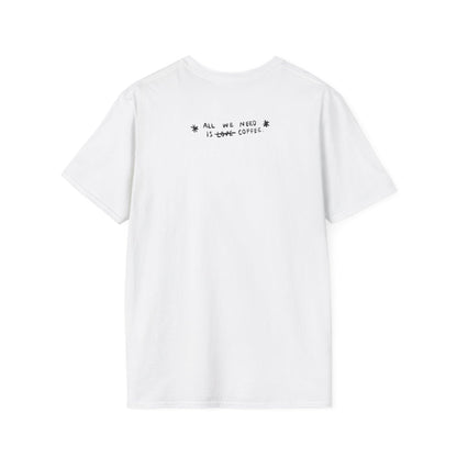Coffee Vibes T-shirt - Gift for Digital Nomads, Creatives & Developers | Work-From-Anywhere Shirt - Monoku Store