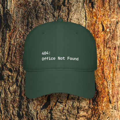 404: Office Not Found Cap - Digital Nomad Gift for Remote Workers & Travelers