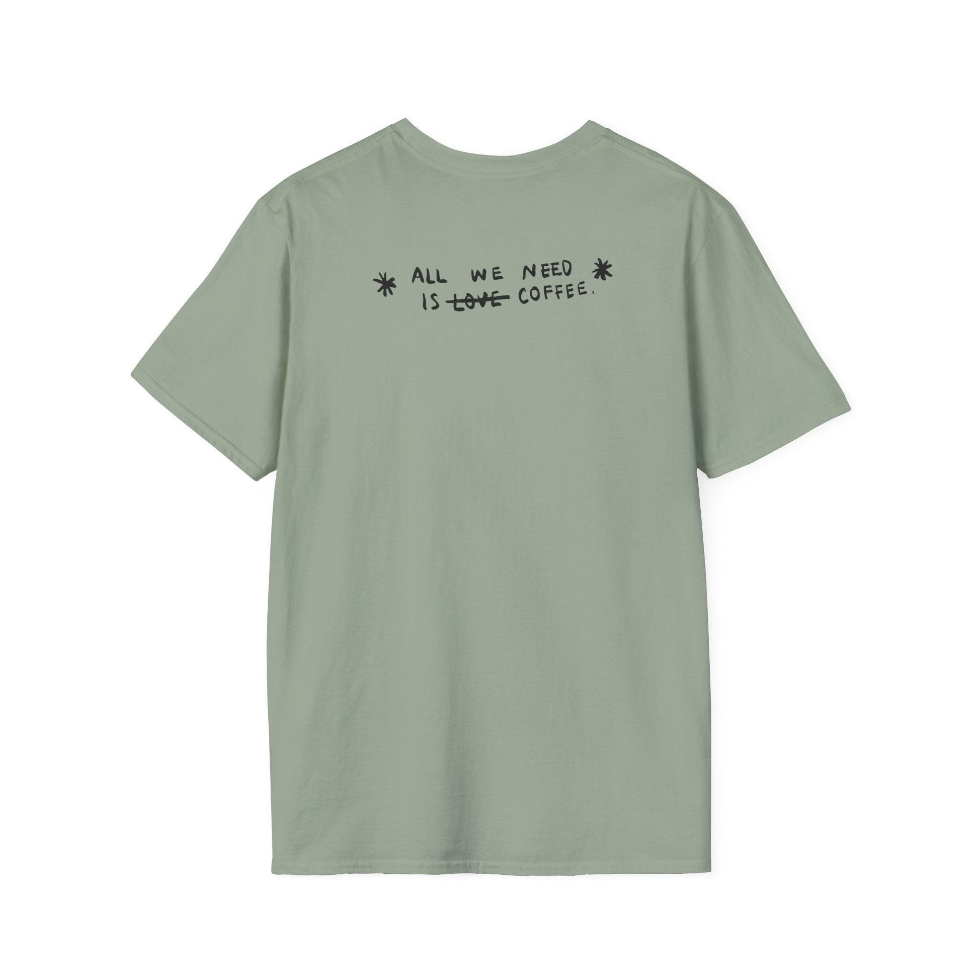 Coffee Vibes T-shirt - Gift for Digital Nomads, Creatives & Developers | Work-From-Anywhere Shirt - Monoku Store