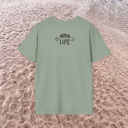 Nomad Life T-Shirt - Digital Nomad Gift, Adventure Tee for Travelers & Remote Workers - Monoku Store