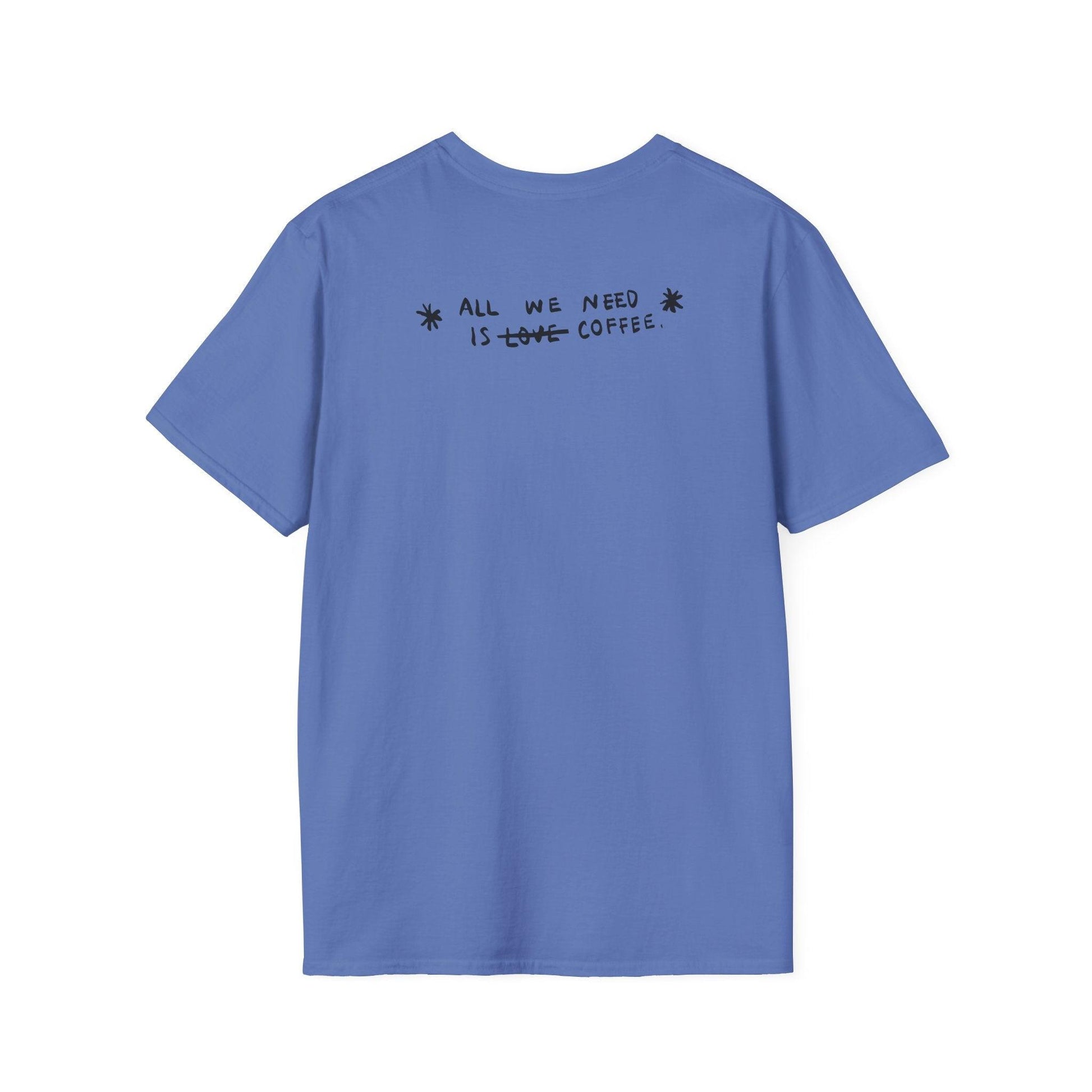 Coffee Vibes T-shirt - Gift for Digital Nomads, Creatives & Developers | Work-From-Anywhere Shirt - Monoku Store