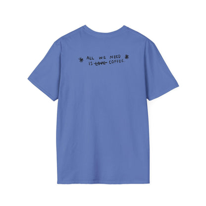 Coffee Vibes T-shirt - Gift for Digital Nomads, Creatives & Developers | Work-From-Anywhere Shirt - Monoku Store