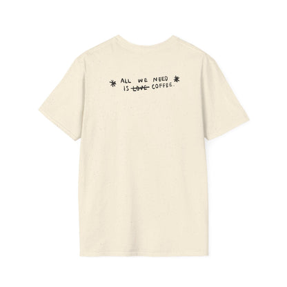 Coffee Vibes T-shirt - Gift for Digital Nomads, Creatives & Developers | Work-From-Anywhere Shirt - Monoku Store