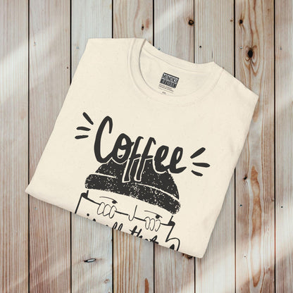 Coffee Vibes T-shirt - Gift for Digital Nomads, Creatives & Developers | Work-From-Anywhere Shirt - Monoku Store