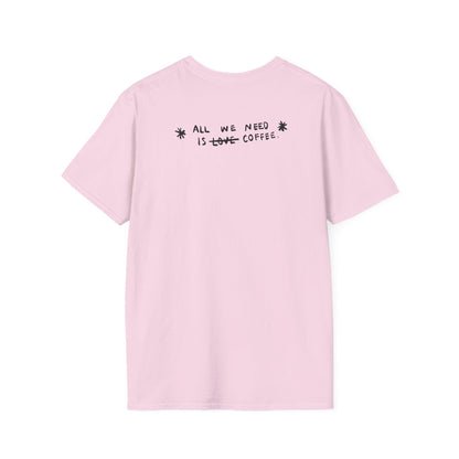 Coffee Vibes T-shirt - Gift for Digital Nomads, Creatives & Developers | Work-From-Anywhere Shirt - Monoku Store