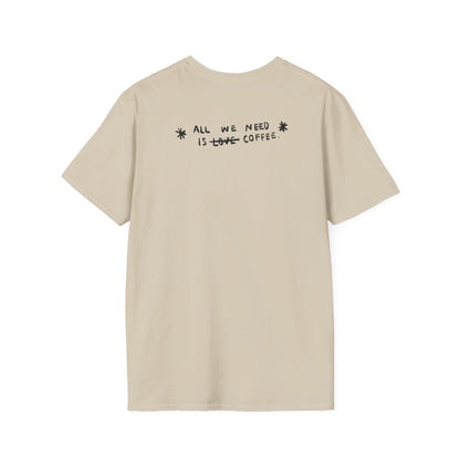 Coffee Vibes T-shirt - Gift for Digital Nomads, Creatives & Developers | Work-From-Anywhere Shirt - Monoku Store