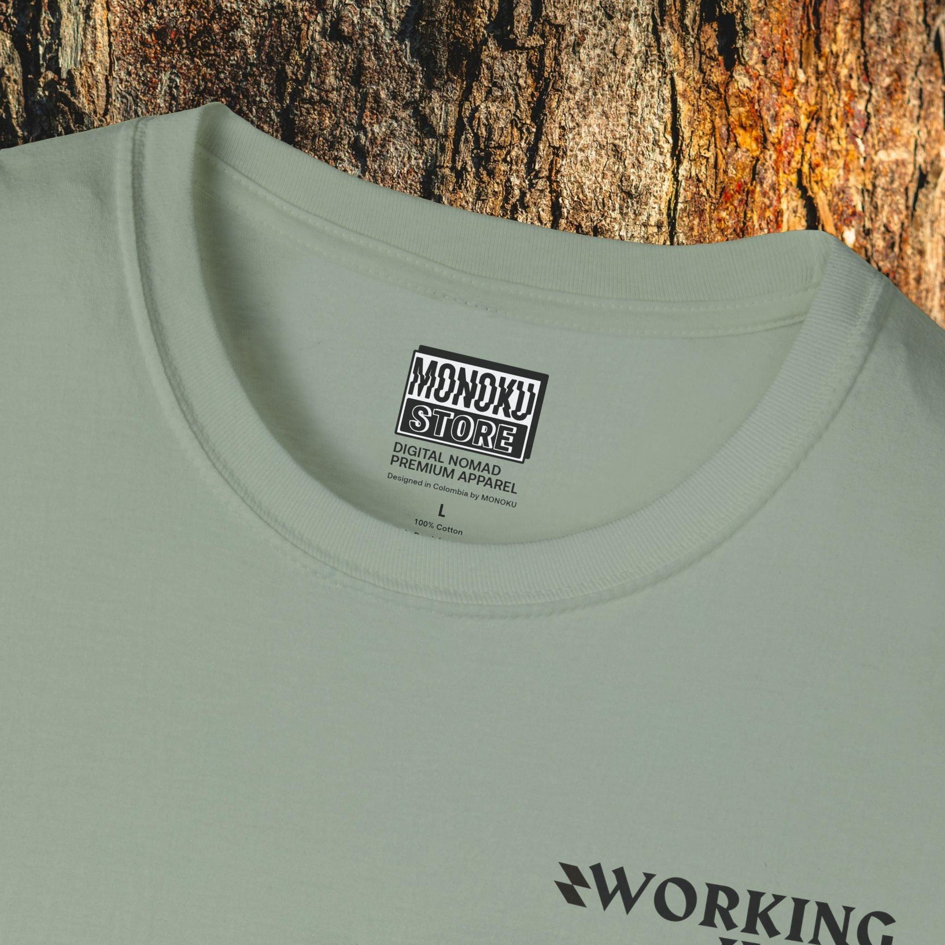 Working Hard, Traveling Harder T-shirt – Digital Nomad Lifestyle | Unisex Remote Work Shirt - Monoku Store