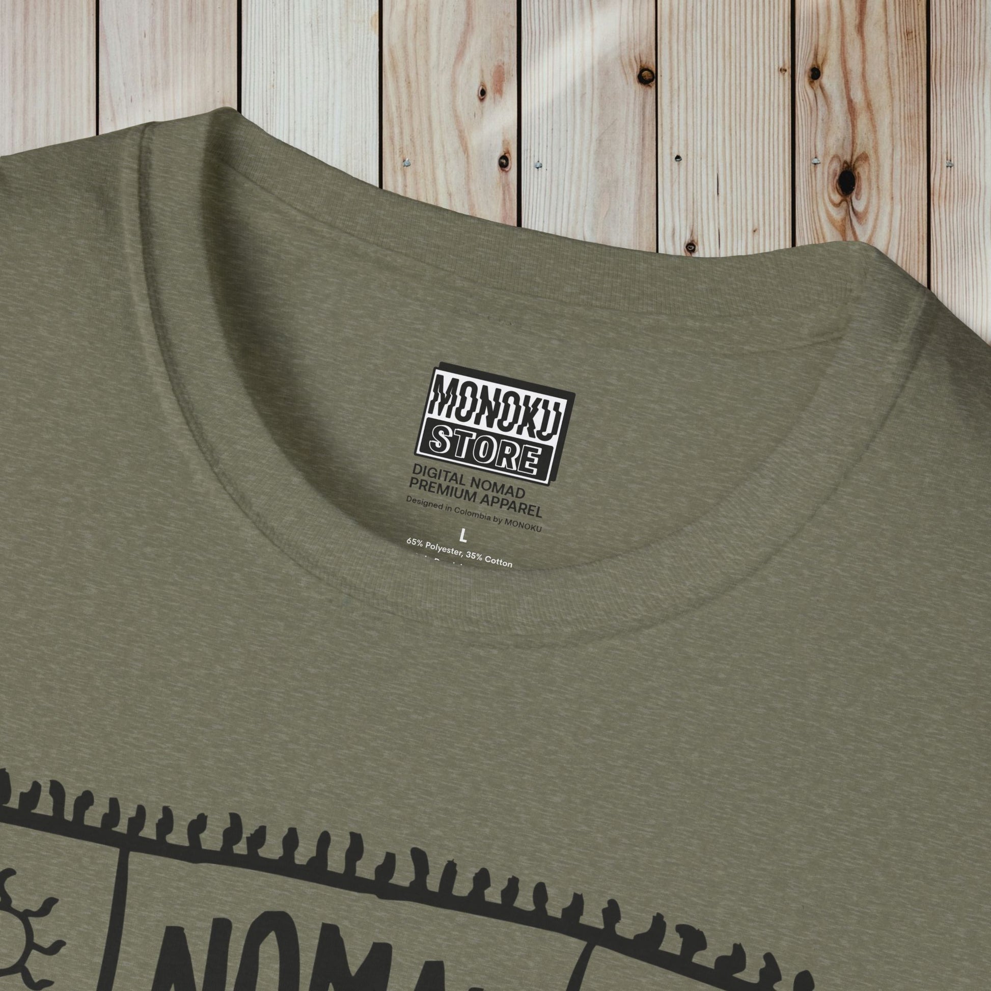 Nomad Life T-Shirt - Digital Nomad Gift, Adventure Tee for Travelers & Remote Workers - Monoku Store