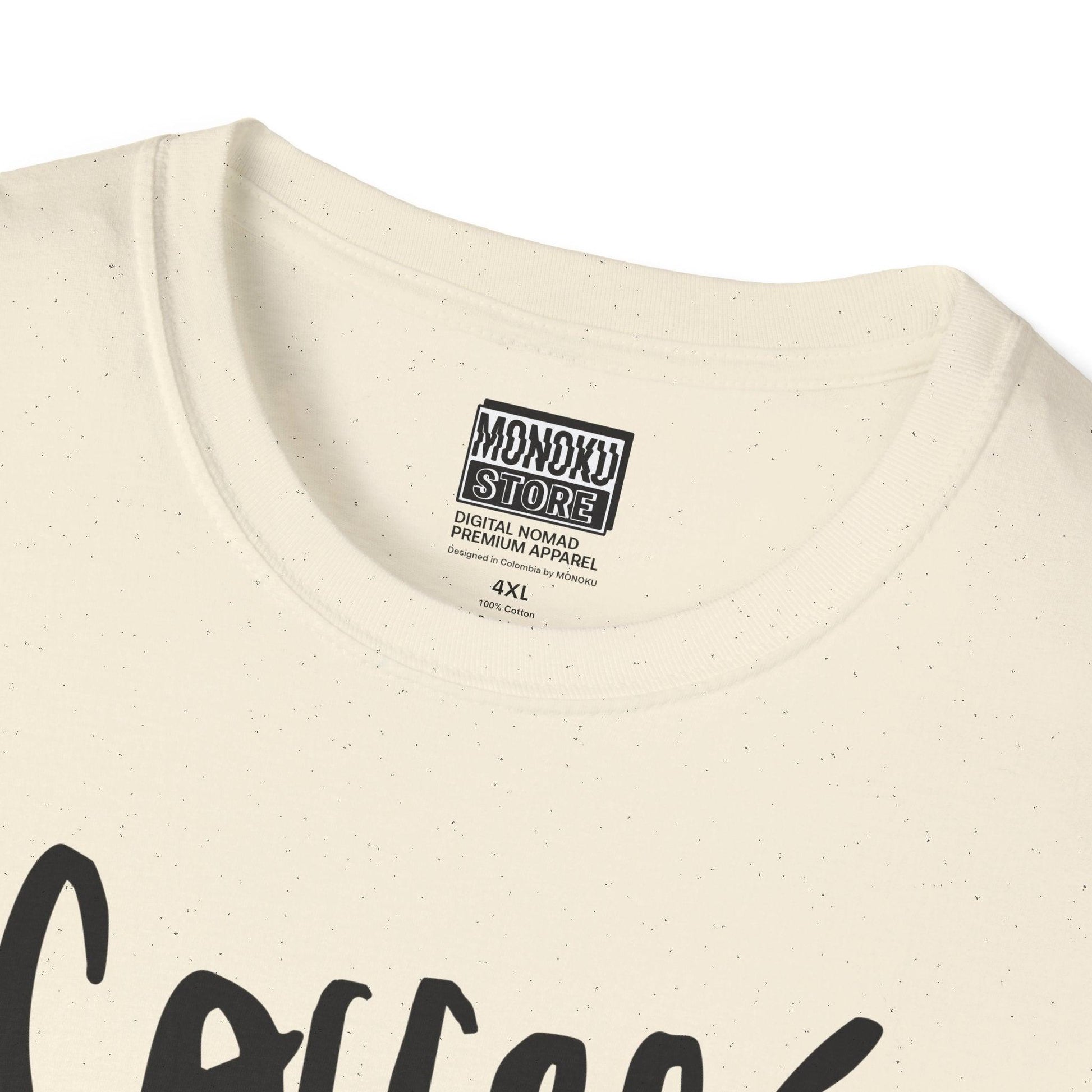 Coffee Vibes T-shirt - Gift for Digital Nomads, Creatives & Developers | Work-From-Anywhere Shirt - Monoku Store