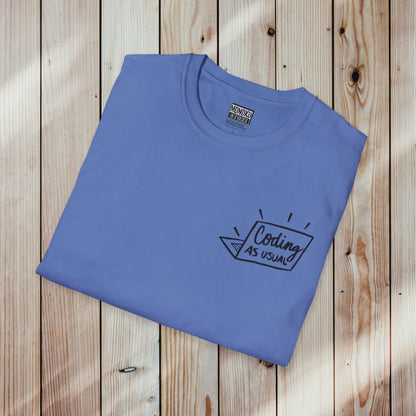Coding As Usual T-shirt - Gift for Coders, Developers & Digital Nomads - Monoku Store