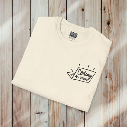 Coding As Usual T-shirt - Gift for Coders, Developers & Digital Nomads - Monoku Store