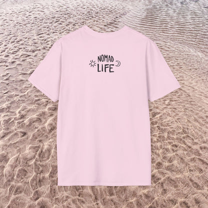 Nomad Life T-Shirt - Digital Nomad Gift, Adventure Tee for Travelers & Remote Workers - Monoku Store