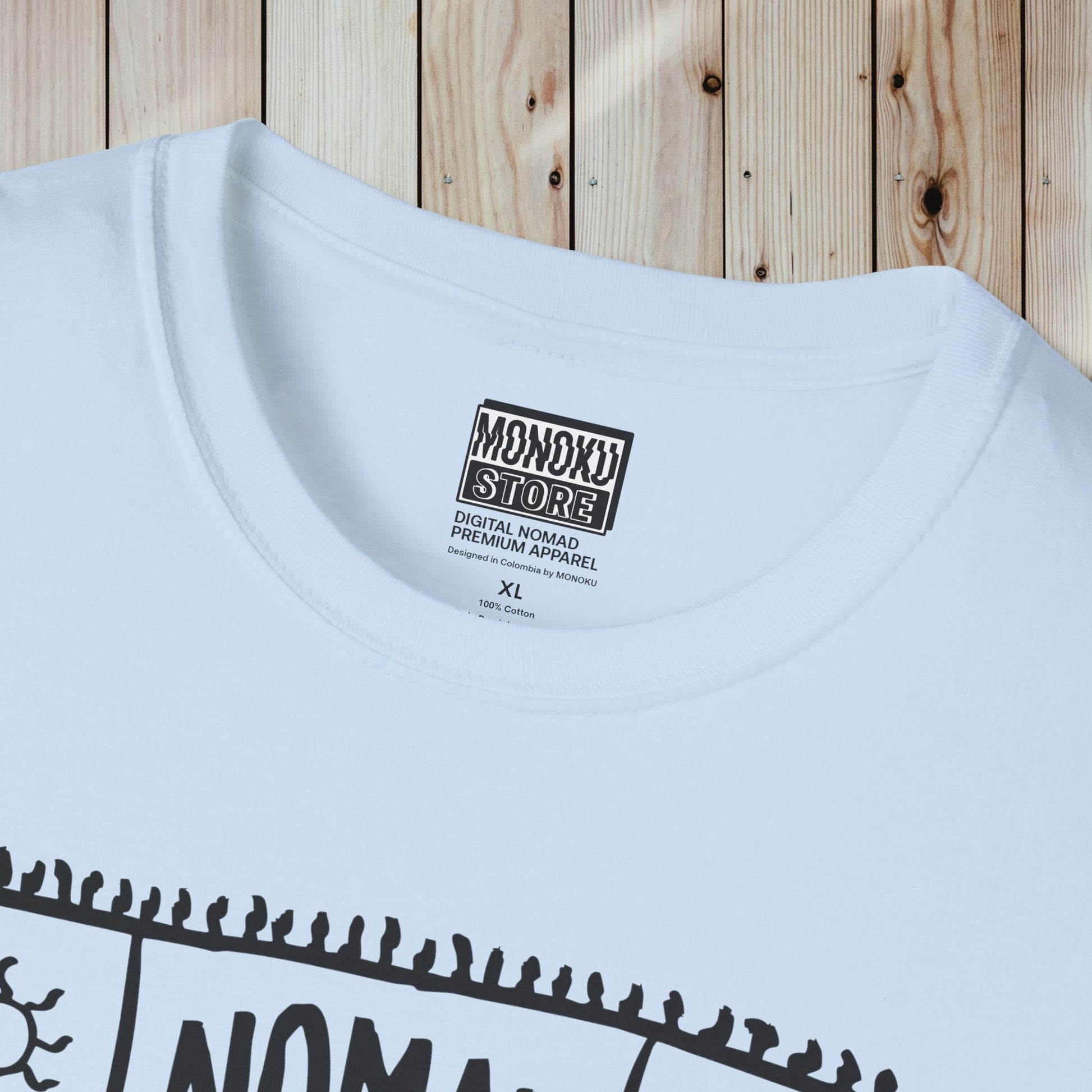 Nomad Life T-Shirt - Digital Nomad Gift, Adventure Tee for Travelers & Remote Workers - Monoku Store