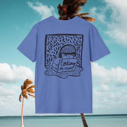 Coding As Usual T-shirt - Gift for Coders, Developers & Digital Nomads - Monoku Store