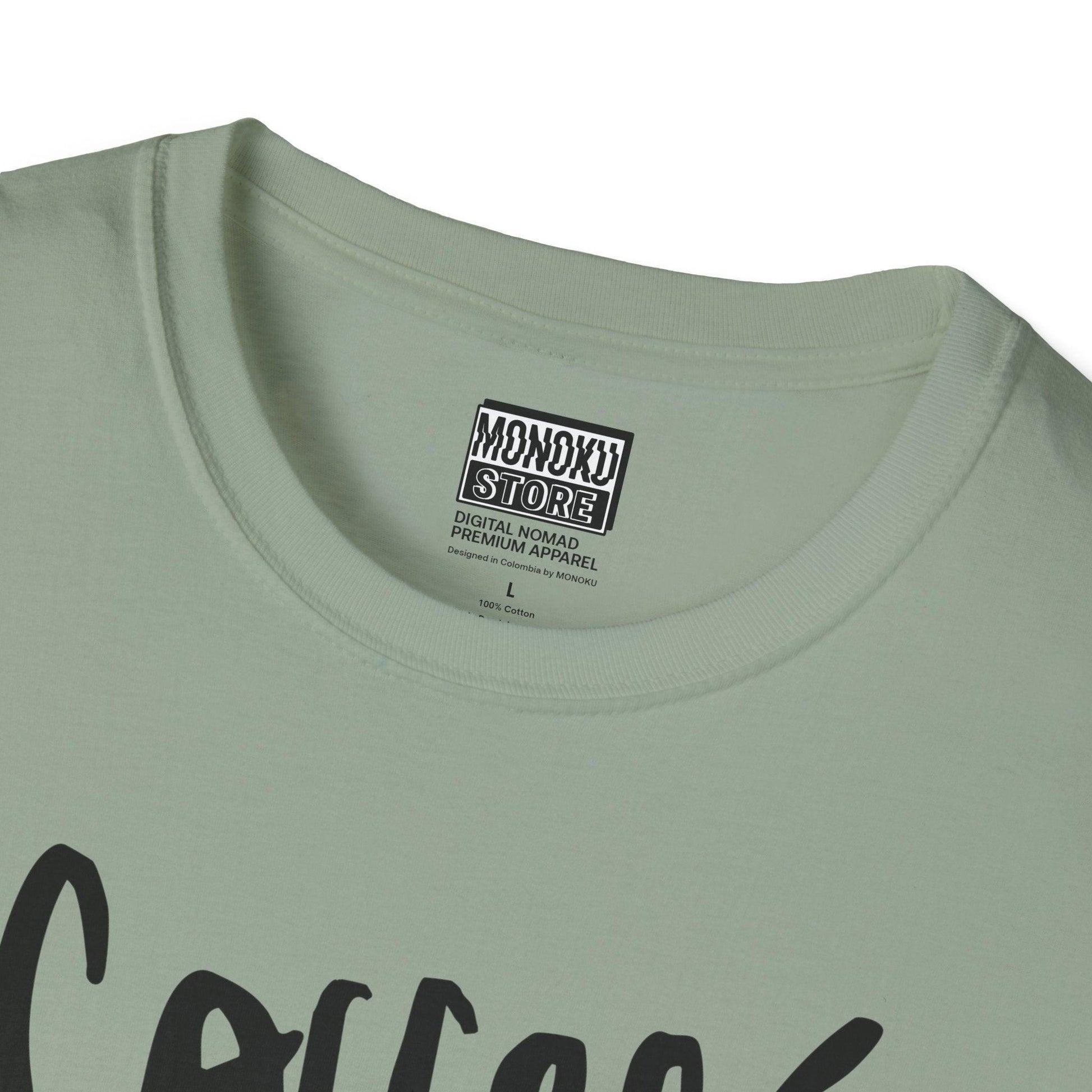 Coffee Vibes T-shirt - Gift for Digital Nomads, Creatives & Developers | Work-From-Anywhere Shirt - Monoku Store