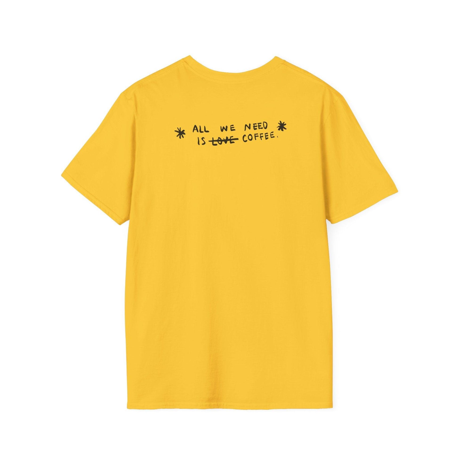 Coffee Vibes T-shirt - Gift for Digital Nomads, Creatives & Developers | Work-From-Anywhere Shirt - Monoku Store