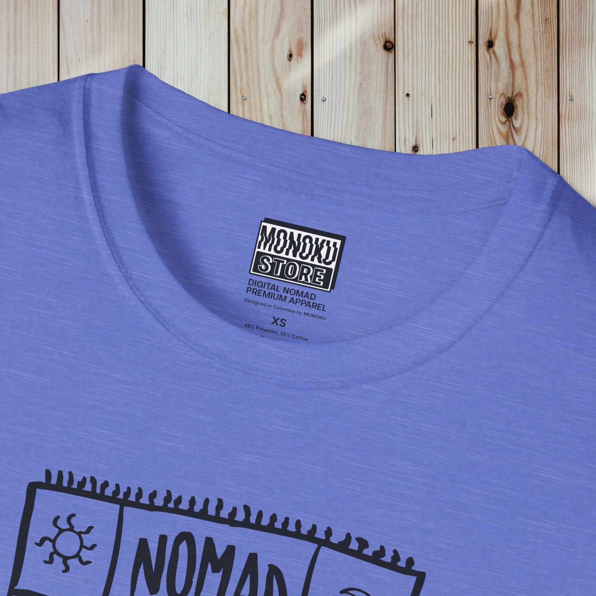 Nomad Life T-Shirt - Digital Nomad Gift, Adventure Tee for Travelers & Remote Workers - Monoku Store